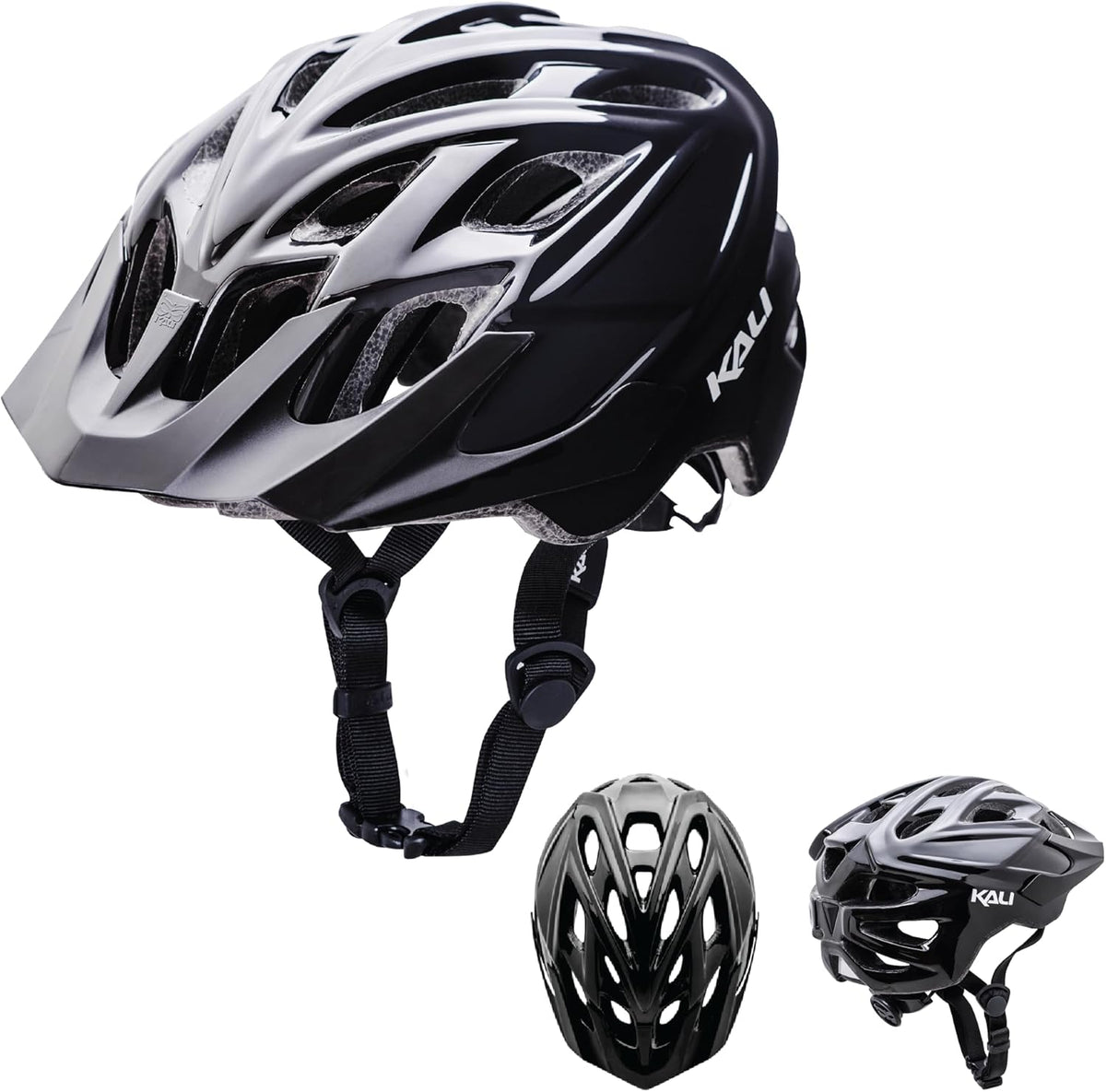 Kali Protectives Chakra Solo Bike Helmet – Lightweight MTB Helmet with Integrated Visor & 21 Vents