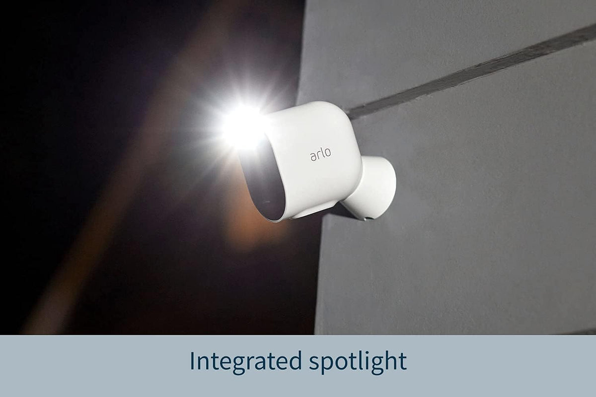 Arlo Pro 4 Spotlight Camera VMC4050P - White - Refurbished
