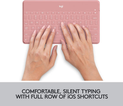 Logitech Keys-to-Go Super-Slim and Super-Light Bluetooth Keyboard for iPhone & iPad - Used Like New