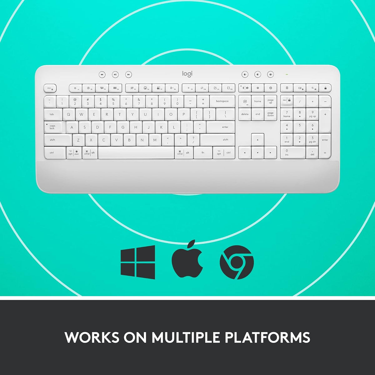 Logitech Signature K650 Comfort Full-Size Wireless Keyboard - Refurbished