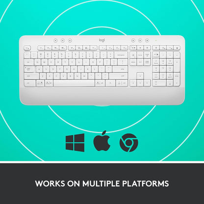 Logitech Signature K650 Comfort Full-Size Wireless Keyboard - Refurbished
