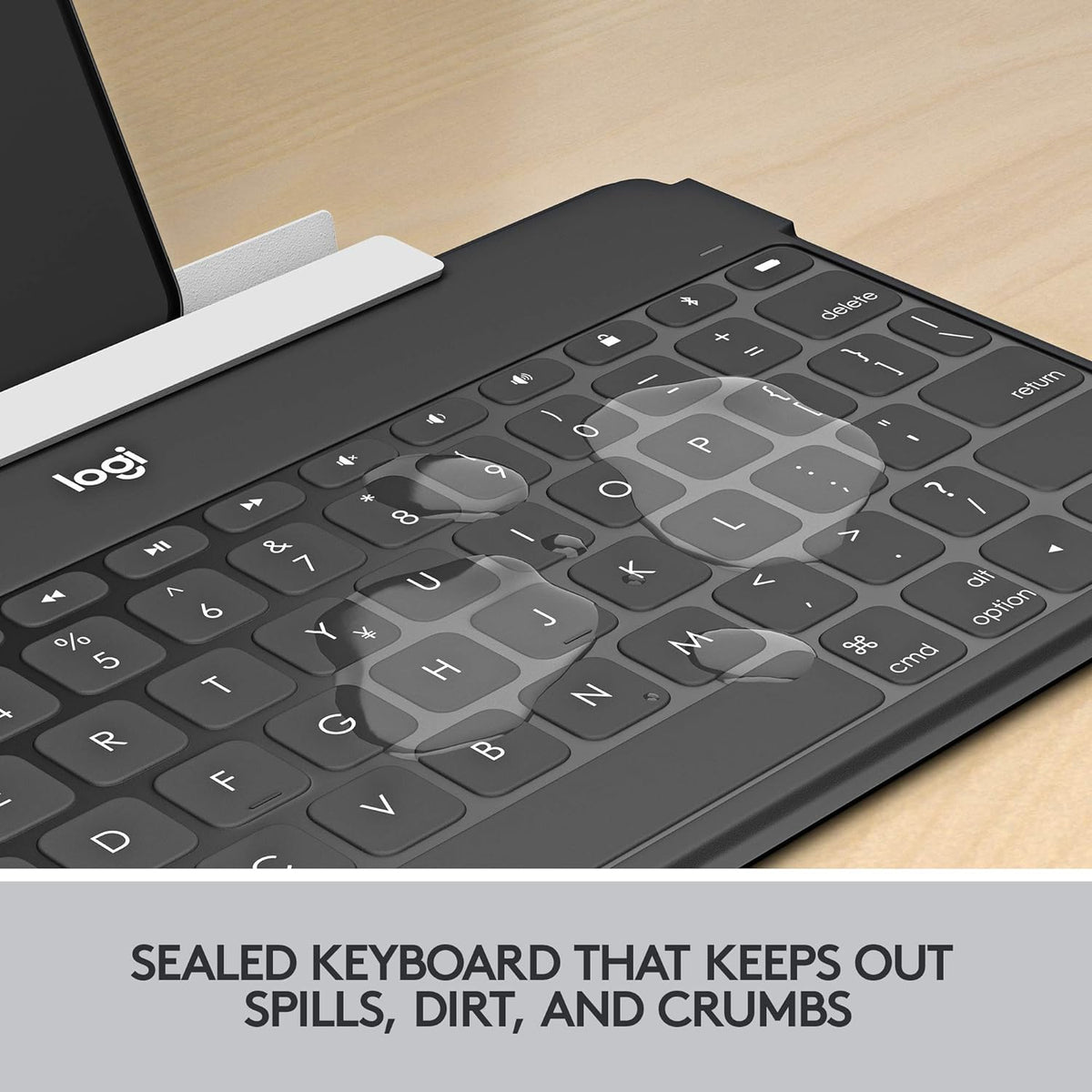 Logitech Keys-to-Go Super-Slim and Super-Light Bluetooth Keyboard for iPhone & iPad - Used Like New