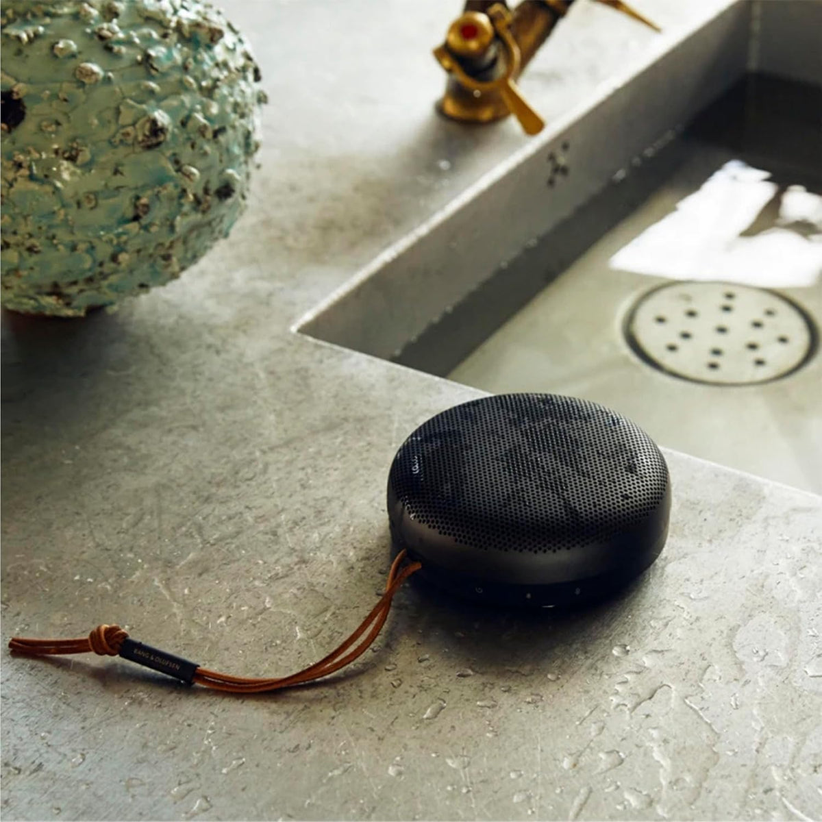 Bang & Olufsen Beosound A1 (2nd Generation) Wireless Portable Waterproof Bluetooth Speaker with Microphone, Anthracite