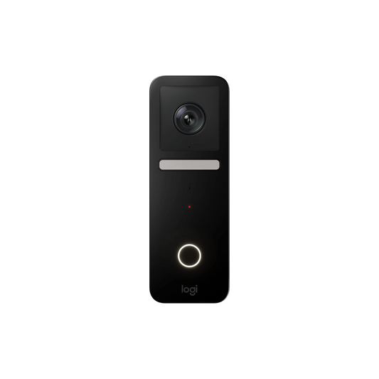 Logitech Circle View Apple HomeKit- enabled Wired Doorbell- Black Used Like New
